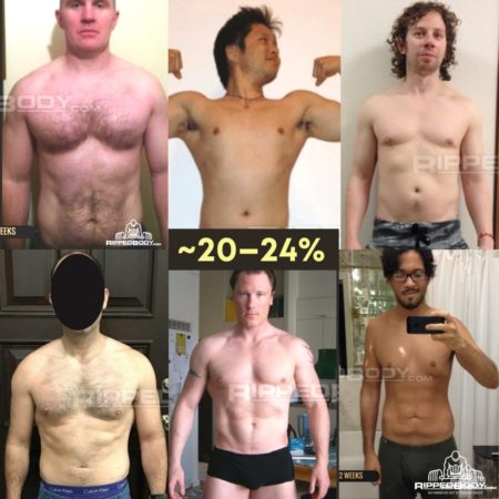 male body fat