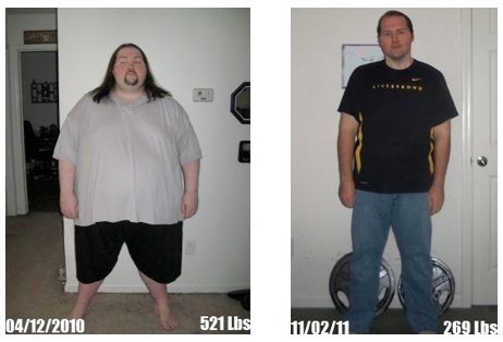 Jesse was morbidly obese (close to 70% body fat) but lost over half of his bodyweight. Proving that even at the most extreme end of things, you can still do it if you put your mind to it.