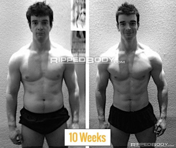 Andy 10 Week Comparison BW