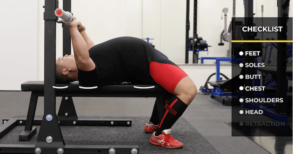 How To Bench Press: A checklist before you begin the movement.
