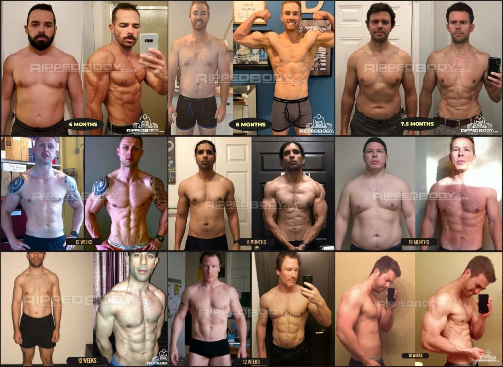 RippedBody.com Online Coaching Client Results 2020