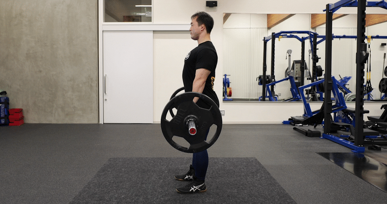 Deadlift Form - Hinge at the hips and keep your butt back when lowering the bar