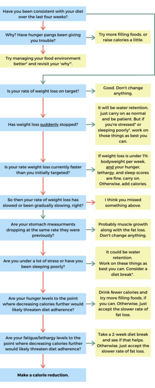 How to Adjust Calories and Macros as You Diet To Keep Losing Fat