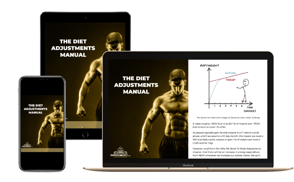 The Diet Adjustments Manual, by Andy Morgan - Device Display