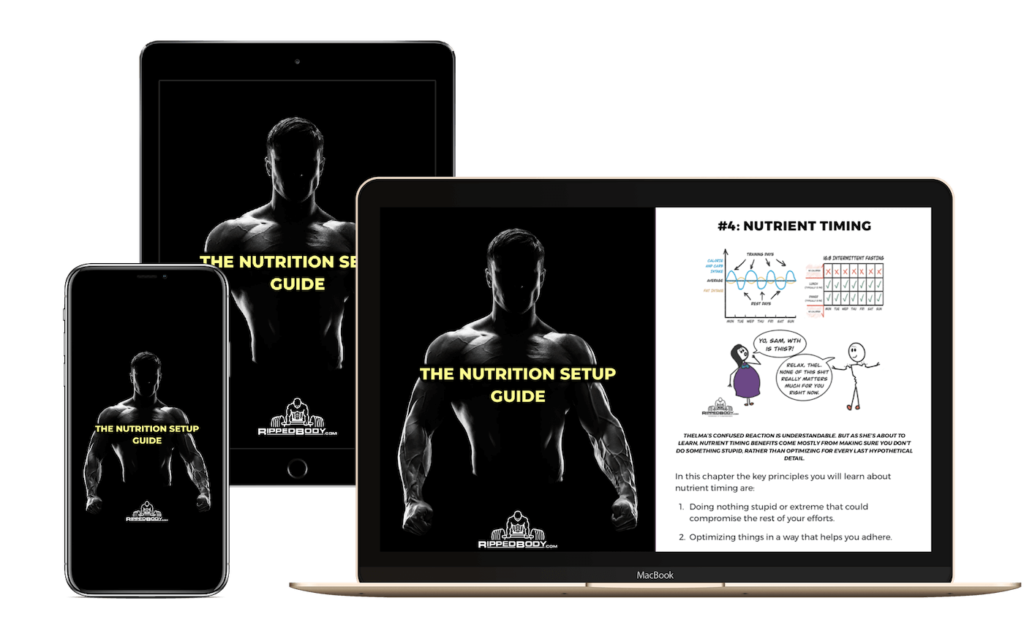 The RippedBody Nutrition Setup Guide - Device Display