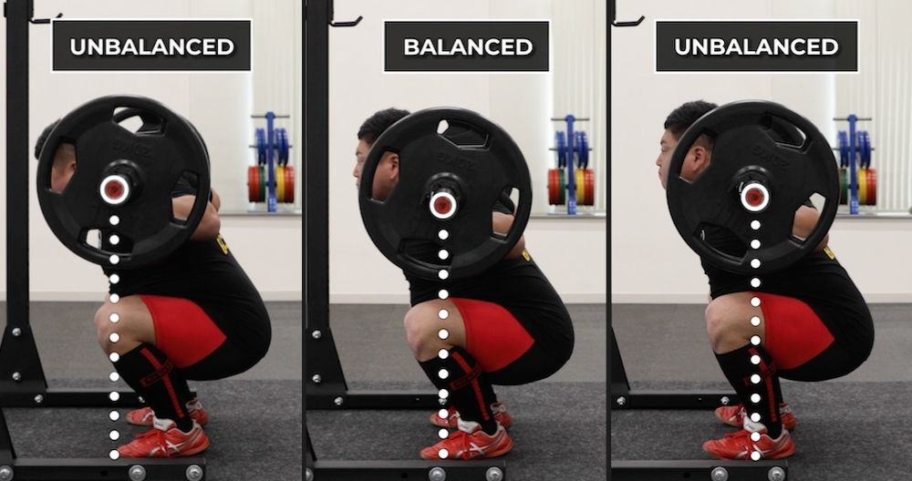 Squat Bar Position for Balance