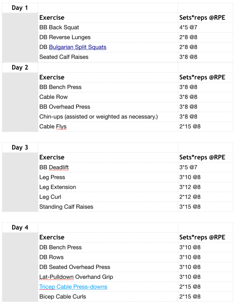 Bodybuilding Excel Templates / 30 Useful Workout Log Templates Free